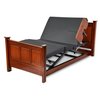 Sleepsafe Assured Comfort Platform Queen Bed Only w/ HB&FB W. Wd & 12"Asst. Rail FRAME-PS-Q-WW-12